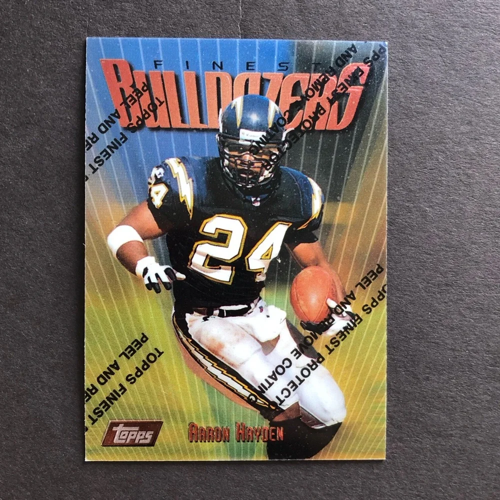 Lot of 6 Topps NFL Trading Cards 1997 Topps Finest Set Football Card NM